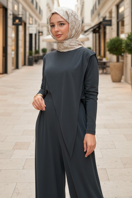 Oysho İkili Takım 5531 - ANTRASİT