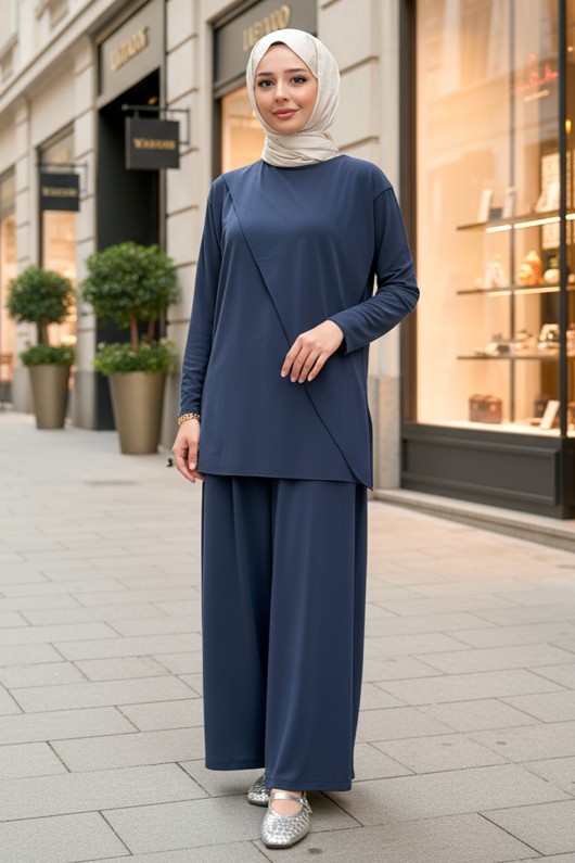 Oysho İkili Takım 5531 - LACİVERT