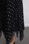 Puantiyeli Şifon Etek 580056 - SİYAH Puantiyeli Şifon Etek 580056 - SİYAH