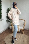61649 Kapüşonlu Yağmurluk - BEJ