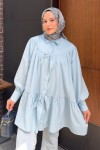 Fiyonklu Mevlana Tunik 6263 - BEBE MAVİSİ
