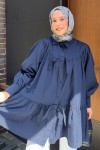 Fiyonklu Mevlana Tunik 6263 - LACİVERT