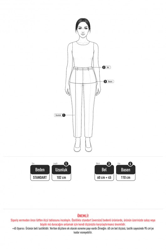 Twins Full Taşlı Pantolon 6389 - GRİ