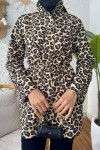 Leopar Desen Kap 9269 - CAMEL