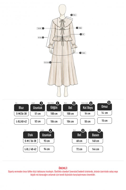 Geniş Yaka Etekli Takım Y0091 - TAŞ RENGİ Geniş Yaka Etekli Takım Y0091 - TAŞ RENGİ
