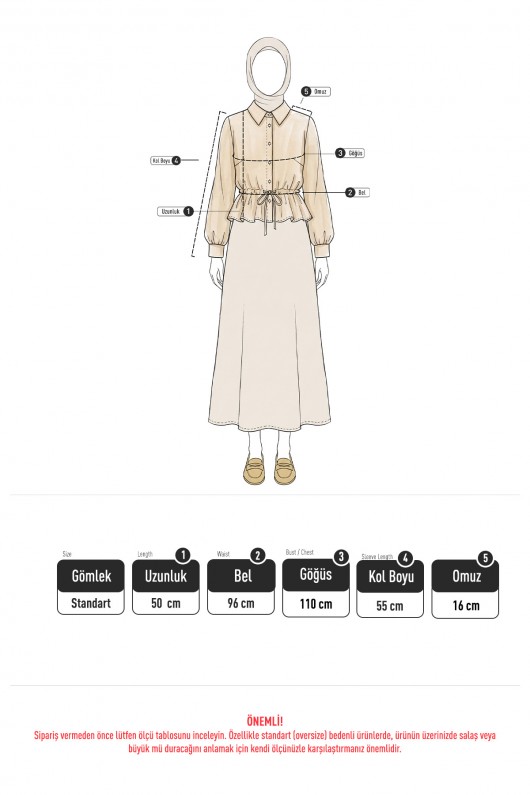 Belden Tünel Bağcıklı Gömlek Y0117 - MÜRDÜM Belden Tünel Bağcıklı Gömlek Y0117 - MÜRDÜM
